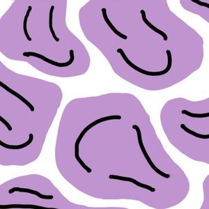 Purple smiley face wallpaper
